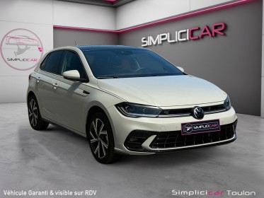 Volkswagen polo 1.0 tsi 95 ss dsg7 r-line toit ouvrant iq light garantie constructeur occasion simplicicar toulon est...