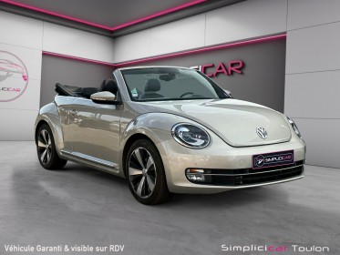 Volkswagen coccinelle 1.2 tsi 105 couture exclusive cabriolet garantie 12 mois occasion simplicicar toulon est simplicicar...