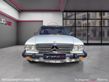 Mercedes-benz 560 sl 5.6l v8 r 107 sl cabriolet occasion simplicicar reims simplicicar simplicibike france