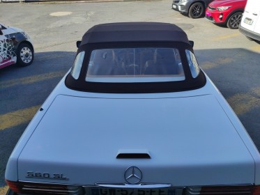 Mercedes-benz 560 sl 5.6l v8 r 107 sl cabriolet occasion simplicicar reims simplicicar simplicibike france