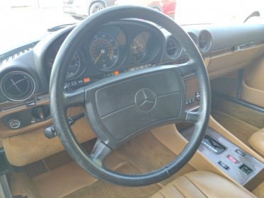 Mercedes-benz 560 sl 5.6l v8 r 107 sl cabriolet occasion simplicicar reims simplicicar simplicibike france