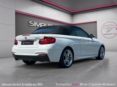 Bmw serie 2 cabriolet f23 220i 184 ch m sport a occasion simplicicar brie-comte-robert simplicicar simplicibike france