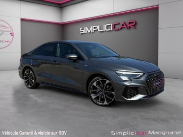 Audi a3 berline 35 tfsi mild hybrid 150 s tronic 7 s line-fr-matrix-alcantara-camera-garantie audi occasion simplicicar...