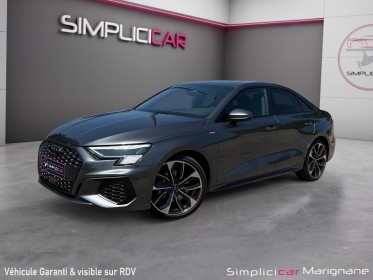 Audi a3 berline 35 tfsi mild hybrid 150 s tronic 7 s line-fr-matrix-alcantara-camera-garantie audi occasion simplicicar...
