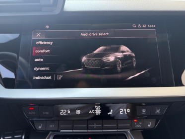 Audi a3 berline 35 tfsi mild hybrid 150 s tronic 7 s line-fr-matrix-alcantara-camera-garantie audi occasion simplicicar...