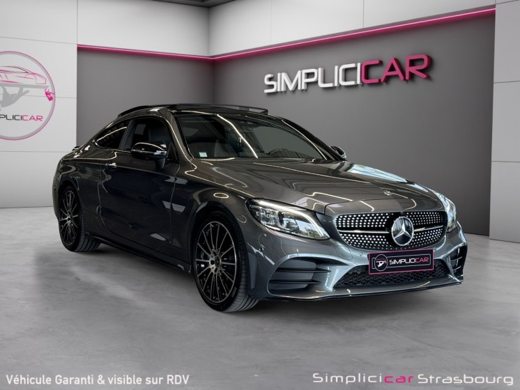 Mercedes classe c coupe 220 d 9g-tronic 4matic amg line toit ouvrant - audio burmester - multibeam led - camera 360 - keyless...
