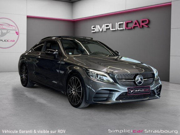 Mercedes classe c coupe 220 d 9g-tronic 4matic amg line toit ouvrant - audio burmester - multibeam led - camera 360 - keyless...