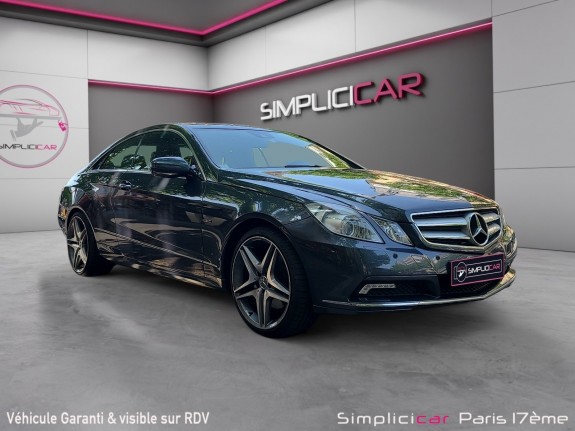 Mercedes classe e coupe 250 cdi blueefficiency a occasion paris 17ème (75)(porte maillot) simplicicar simplicibike france