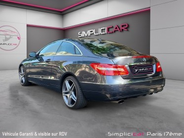 Mercedes classe e coupe 250 cdi blueefficiency a occasion paris 17ème (75)(porte maillot) simplicicar simplicibike france