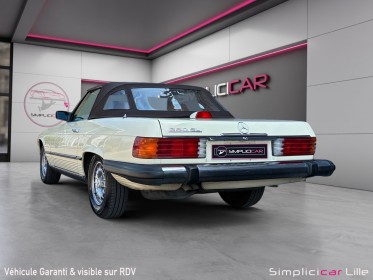 Mercedes sl 380 sl cabriolet hardtop occasion simplicicar lille  simplicicar simplicibike france