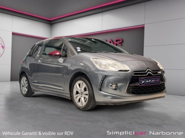 Citroen ds3 vti 95 airdream chic clim radar garantie 12 mois occasion simplicicar narbonne simplicicar simplicibike france