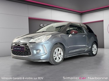 Citroen ds3 vti 95 airdream chic clim radar garantie 12 mois occasion simplicicar narbonne simplicicar simplicibike france