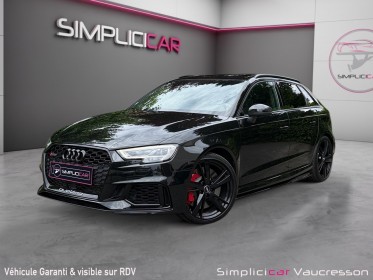 Audi rs3 sportback 2.5 tfsi 400 s tronic 7 carplay/camera/toit ouvrant occasion simplicicar vaucresson simplicicar...