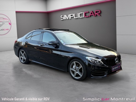 Mercedes classe c 350 e 7g-tronic plus sportlne/garantie 12 mois/ entretien complet mercedes/camera 360/gps/interieur cuir...