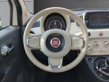 Fiat 500 my17 1.2 69 ch eco pack lounge flexifuel essence / ethanol - garantie 12 mois occasion simplicicar lunel simplicicar...