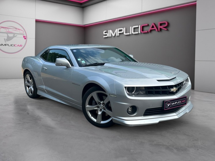 Chevrolet camaro coupe v8 6.2 405ch a / garantie 12 mois / caméra de recul / siège chauffant / cuir étendu occasion ...