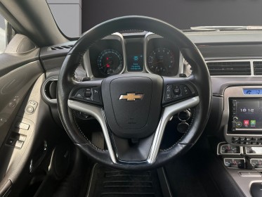 Chevrolet camaro coupe v8 6.2 405ch a / garantie 12 mois / caméra de recul / siège chauffant / cuir étendu occasion ...