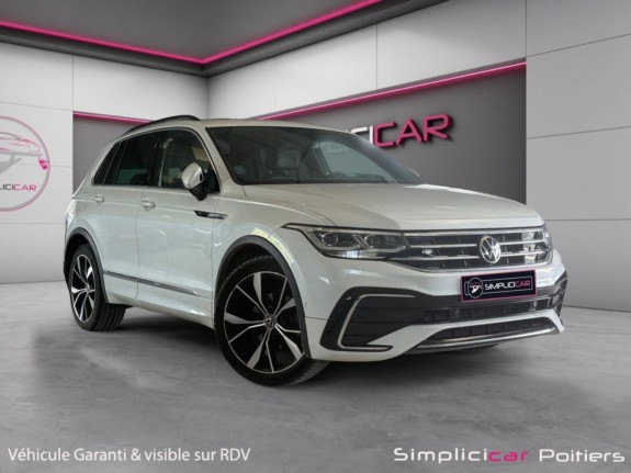 Volkswagen tiguan 2.0 tdi 150ch dsg7 4motion r-line/oryx nacré/ jantes misano 20/ toit ouvrant/garantie 12 mois occasion...