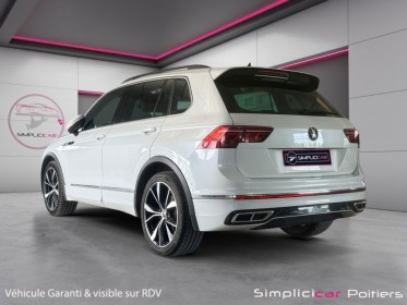Volkswagen tiguan 2.0 tdi 150ch dsg7 4motion r-line/oryx nacré/ jantes misano 20/ toit ouvrant/garantie 12 mois occasion...