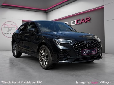Audi q3 sportback 35 tdi 150 ch s tronic 7 s line black edition caméra de recul carplay garantie 12 mois occasion...