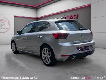 Seat ibiza 1.0 ecotsi 115 ch s/s dsg7 fr, caméra de recul, sièges chauffants, entretien seat, garantie 12 mois occasion...