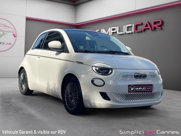 Fiat 500 nouvelle e 118 ch icône toit panoramique occasion cannes (06) simplicicar simplicibike france