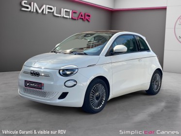 Fiat 500 nouvelle e 118 ch icône toit panoramique occasion cannes (06) simplicicar simplicibike france