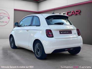 Fiat 500 nouvelle e 118 ch icône toit panoramique occasion cannes (06) simplicicar simplicibike france