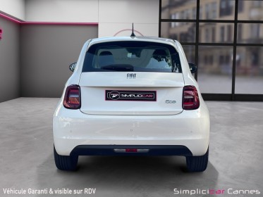Fiat 500 nouvelle e 118 ch icône toit panoramique occasion cannes (06) simplicicar simplicibike france