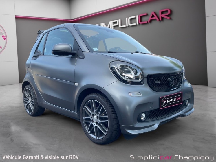 Smart fortwo brabus 109 cv brabus xclusiv jbl / capote grise / tres rare / cabriolet occasion champigny-sur-marne (94)... Smart fortwo brabus 109 cv brabus xclusiv jbl / capote grise / tres rare / cabriolet occasion champigny-sur-marne (94)...