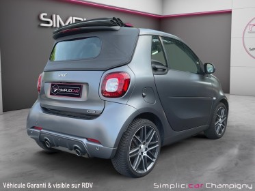 Smart  fortwo brabus  109 cv brabus xclusiv jbl / capote grise / tres rare / cabriolet occasion champigny-sur-marne (94)...