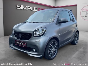Smart  fortwo brabus  109 cv brabus xclusiv jbl / capote grise / tres rare / cabriolet occasion champigny-sur-marne (94)...