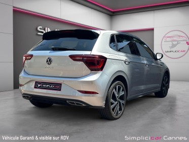 Volkswagen polo 1.0 tsi 110 ss dsg7 r-line occasion cannes (06) simplicicar simplicibike france
