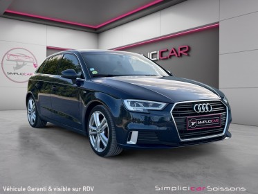 Audi a3 sportback 30 tdi 116 s tronic 7 s line occasion simplicicar soissons simplicicar simplicibike france
