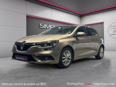 Renault megane iv berline tce 130 energy zen clim radar de recul garantie 12 mois occasion simplicicar narbonne simplicicar...