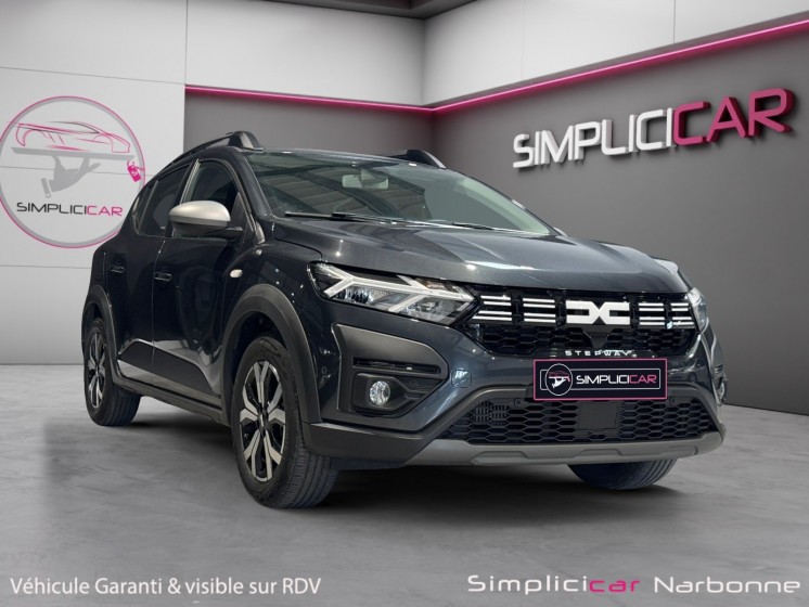 Dacia sandero eco-g 100 stepway expression clim caméra carplay attelage garantie 12 mois occasion simplicicar narbonne... Dacia sandero eco-g 100 stepway expression clim caméra carplay attelage garantie 12 mois occasion simplicicar narbonne...
