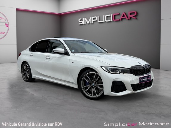 Bmw serie 3 g20 m340d xdrive 340 ch bva8-fr-suivi bmw-garantie-full option-to-h/k-360°-drive pro-tÊte haute-shadow occasion...