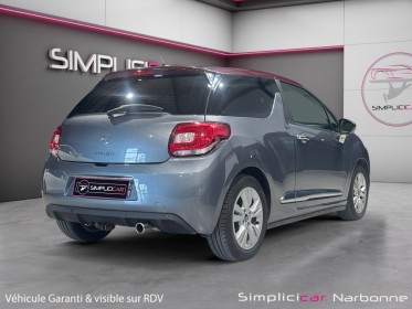 Citroen ds3 vti 95 airdream chic radar de stationnement clim garantie 12 mois occasion simplicicar narbonne simplicicar...
