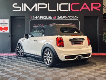 Mini cabriolet f57 cooper s 192 ch finition john cooper works garantie-12 mois occasion  simplicicar aix les bains...