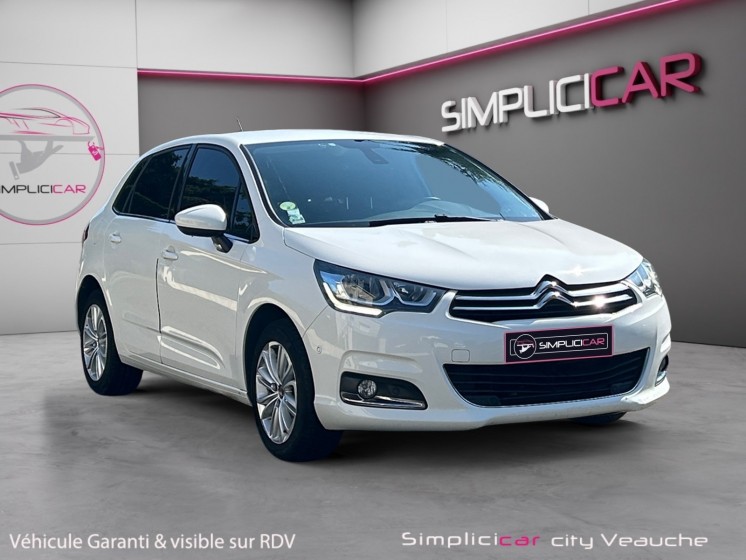 Citroen c4 1.6 bluehdi 120 eat6 distri ok/carplay/attelage/millenium occasion simplicicar veauche simplicicar simplicibike...