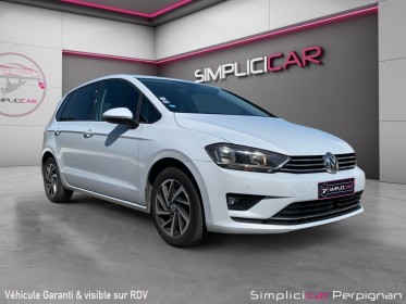 Volkswagen golf sportsvan 1.4 tsi 125 ch dsg7 sound suivit vw/carplay/caméra garantie 12 mois occasion simplicicar perpignan...