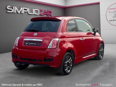 Fiat 500 1.2 8v 69 ch s garantie 12 mois occasion simplicicar toulon est simplicicar simplicibike france