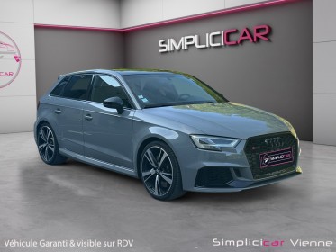 Audi rs3 sportback 2.5 tfsi 400 s tronic 7 quattro toit ouvrant sieges rs occasion simplicicar vienne simplicicar...