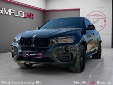 Bmw x6 f16 xdrive40d 313 ch lounge plus a full black occasion simplicicar beaune simplicicar simplicibike france