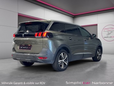 Peugeot 5008 bluehdi 130ch ss eat8 allure 7 places carplay caméra keyless garantie 12 mois occasion simplicicar narbonne...