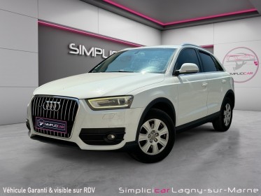Audi q3 2.0 tdi 177 ch quattro attraction s tronic 7 - sièges chauffants occasion simplicicar lagny  simplicicar...