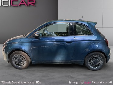 Fiat 500 nouvelle e 118 ch /garantie 12 mois/carplay/ecran tactile/climatisation occasion montreuil (porte de vincennes)(75)...