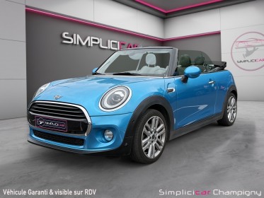 Mini cabriolet f57 cooper 136ch édition heddon street - garantie 12mois - entretien mini - carplay - clim auto - radar av ar...