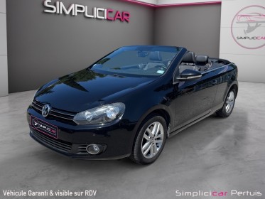 Volkswagen golf cabriolet 1.4 tsi 160 carat francaise occasion simplicicar pertuis  simplicicar simplicibike france