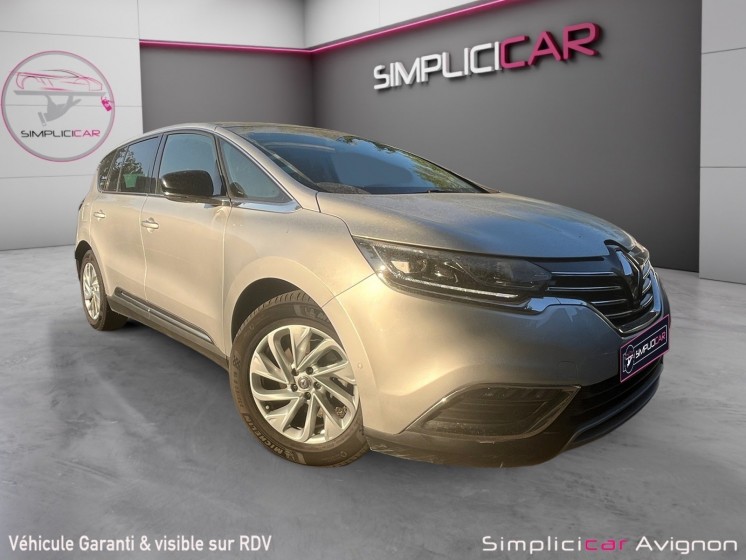 Renault espace v dci 160 energy twin turbo intens edc occasion avignon (84) simplicicar simplicibike france Renault espace v dci 160 energy twin turbo intens edc occasion avignon (84) simplicicar simplicibike france